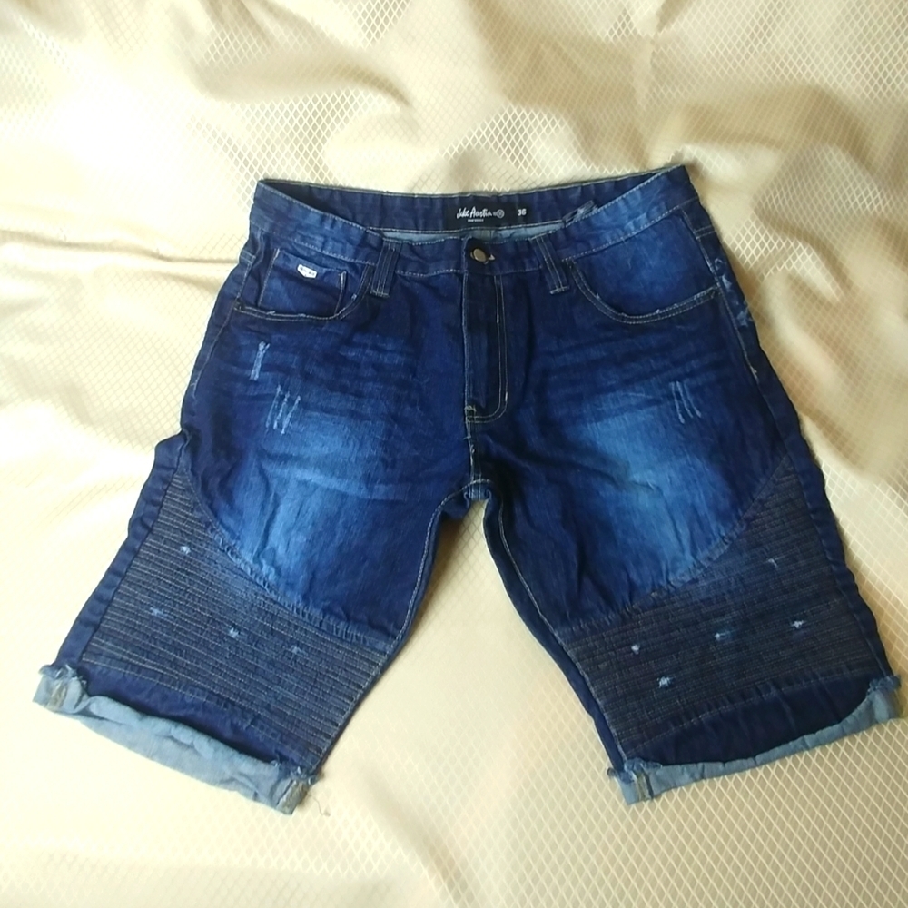 Dark Blue‎ Men's Jean Shorts